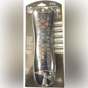 NEW NWT NFL Universal Remote Control iHip New England Patriots Football 6-in-1
